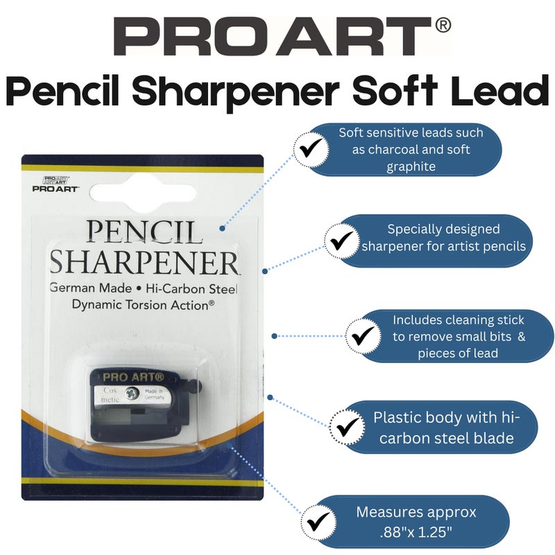 Pro Art Pencil Sharpener Soft Lead - Image 2